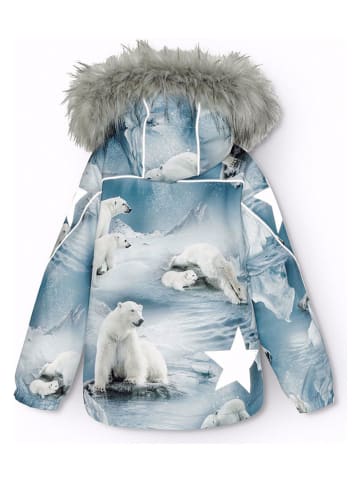 molo Parka in Hellblau/ Weiß