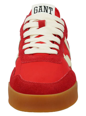 GANT Footwear Skórzane sneakersy "Baylle" w kolorze czerwonym