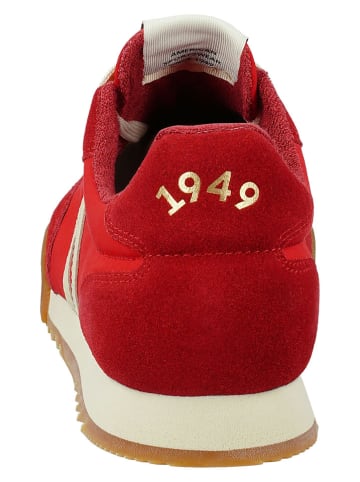 GANT Footwear Skórzane sneakersy "Baylle" w kolorze czerwonym