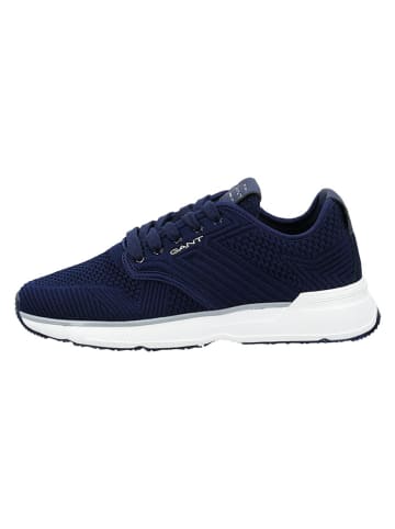 GANT Footwear Leren sneakers "Beeker" donkerblauw