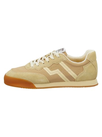 GANT Footwear Skórzane sneakersy "Beylana" w kolorze beżowym