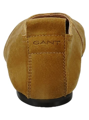 GANT Footwear Leren ballerina's "Chadii" camel