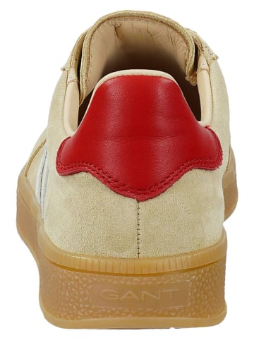 GANT Footwear Leder-Sneakers "Cuzima" in Beige