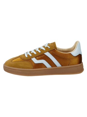 GANT Footwear Leder-Sneakers "Cuzima" in Hellbraun