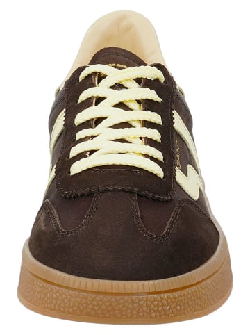 GANT Footwear Leder-Sneakers "Cuzima" in Braun