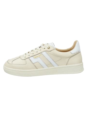 GANT Footwear Skórzane sneakersy "Cuzima" w kolorze kremowym
