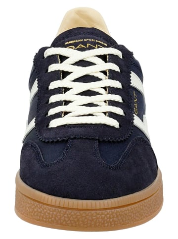 GANT Footwear Leder-Sneakers "Cuzima" in Dunkelblau