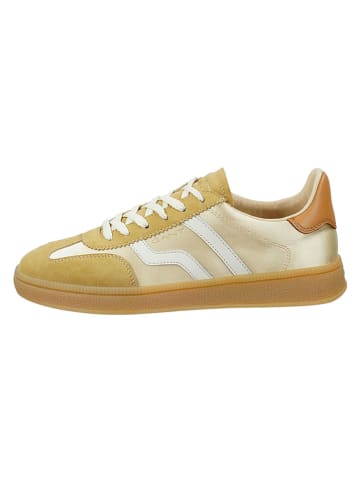 GANT Footwear Leder-Sneakers "Cuzima" in Gold/ Beige