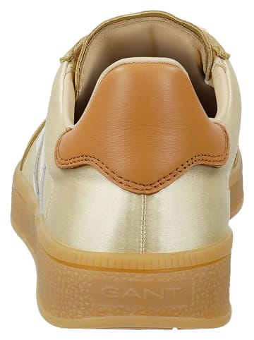 GANT Footwear Leren sneakers "Cuzima" goudkleurig/beige