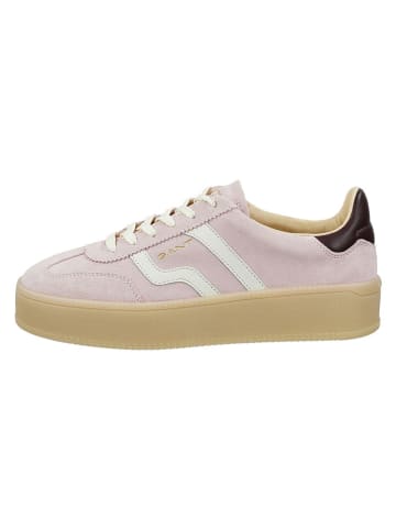 GANT Footwear Skórzane sneakersy "Cuzmani" w kolorze jasnoróżowym