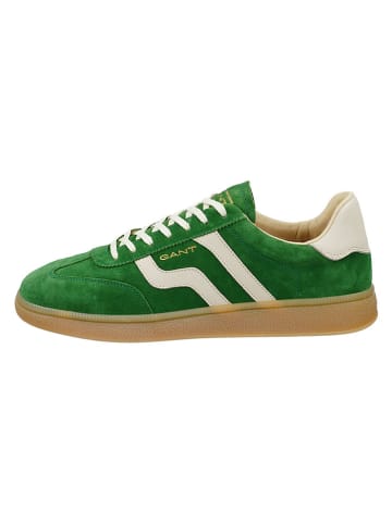 GANT Footwear Skórzane sneakersy "Cuzmo" w kolorze zielonym