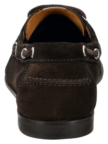 GANT Footwear Leren mocassins "Gimble" bruin