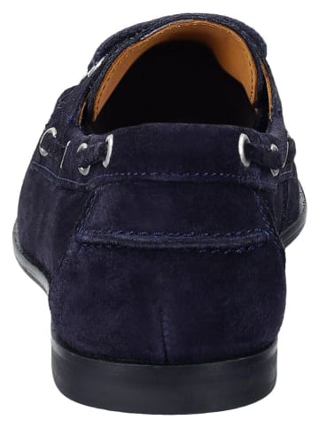 GANT Footwear Leren mocassins "Gimble" donkerblauw