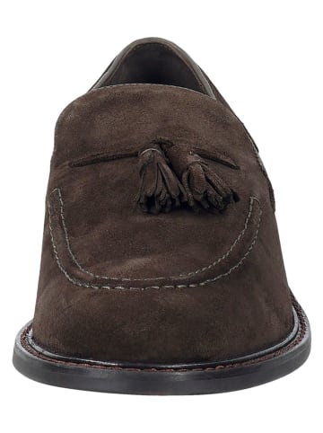 GANT Footwear Skórzane mokasyny "Lozham" w kolorze brązowym