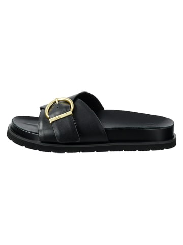 GANT Footwear Leren slippers "Mardale" zwart