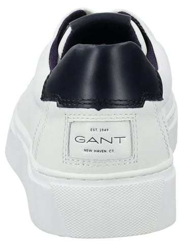 GANT Footwear Leren sneakers "McJulien" wit/donkerblauw
