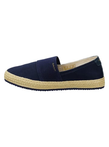 GANT Footwear Espadryle "Raffiaville" w kolorze granatowym