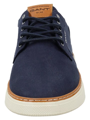 GANT Footwear Skórzane sneakersy "San Prep" w kolorze granatowym