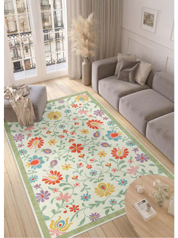 BELLA MAISON Kurzflor-Teppich ''Evandra'' in Beige