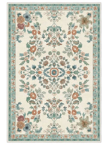 BELLA MAISON Kurzflor-Teppich ''Eloria'' in Creme/ Grün