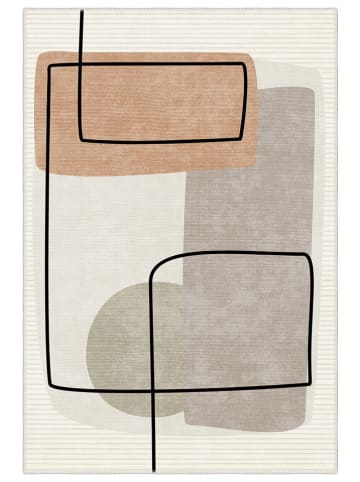 BELLA MAISON Kurzflor-Teppich ''Porto'' in Beige