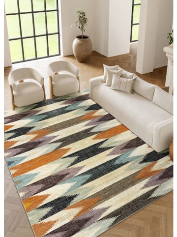 BELLA MAISON Laagpolig tapijt ''Camden'' grijs/lichtbruin/beige