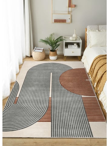 BELLA MAISON Kurzflor-Teppich ''Winslow'' in Beige/ Grau/ Hellbraun