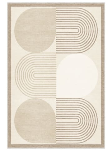 BELLA MAISON Kurzflor-Teppich ''Ellington'' in Beige