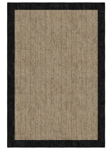 BELLA MAISON Kurzflor-Teppich ''Lucia'' in Beige/ Schwarz