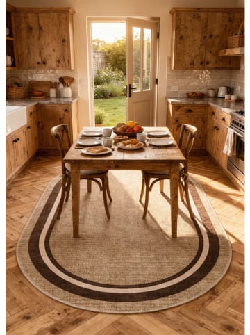 BELLA MAISON Kurzflor-Teppich ''Merida'' in Beige