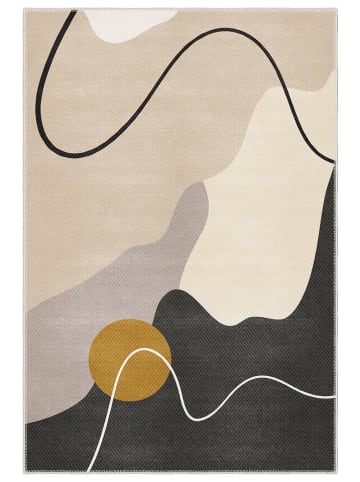 BELLA MAISON Laagpolig tapijt ''Hadley'' beige/antraciet