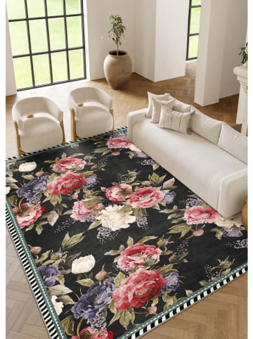 BELLA MAISON Dywan "Ashford" w kolorze czarnym ze wzorem