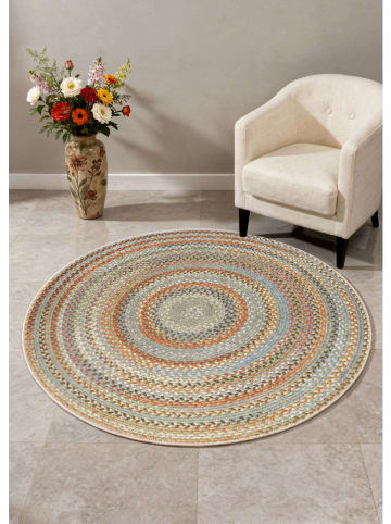 BELLA MAISON Kurzflor-Teppich ''Paisley'' in Beige/ Hellbraun