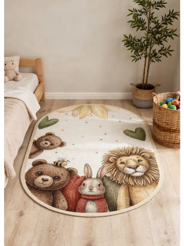 BELLA MAISON Laagpolig tapijt ''Marcia'' beige/bruin