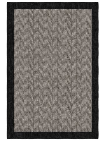 BELLA MAISON Kurzflor-Teppich ''Mila'' in Grau/ Schwarz