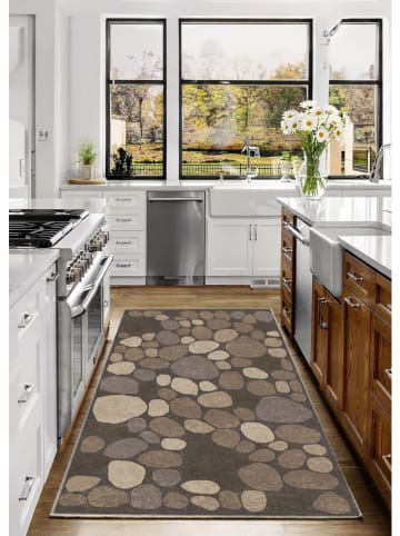 BELLA MAISON Kurzflor-Teppich ''Vera'' in Braun