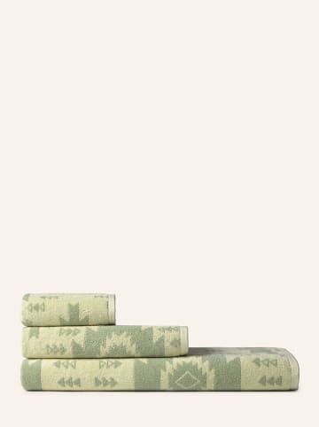 CALMA HOUSE Handdoek ''Neptuno'' groen