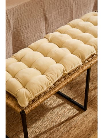 CALMA HOUSE Bankkissen ''Velour'' in Creme