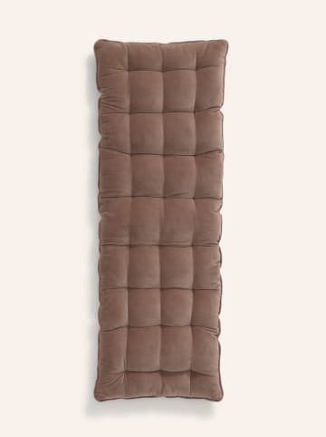 CALMA HOUSE Bankkissen ''Velour'' in Braun
