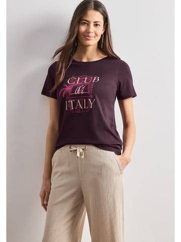 Street One Shirt auberginekleurig