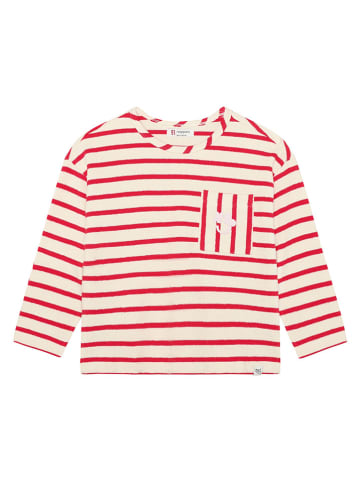 Noppies Longsleeve in Beige/ Rot