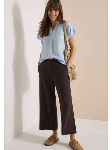 Cecil Cecil TOS Style Neele Seersucker Solid brown cacao