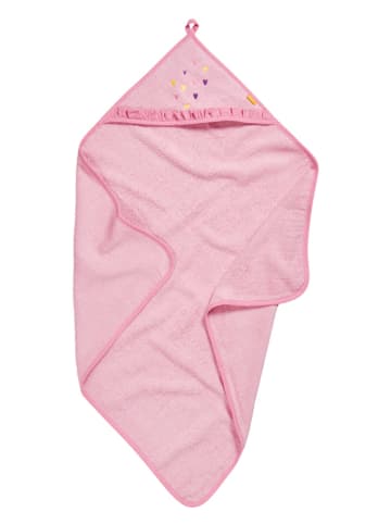 Playshoes Kapuzenbadetuch in Rosa