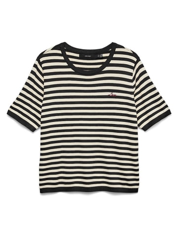 Vero Moda Pullover in Schwarz/ Weiß