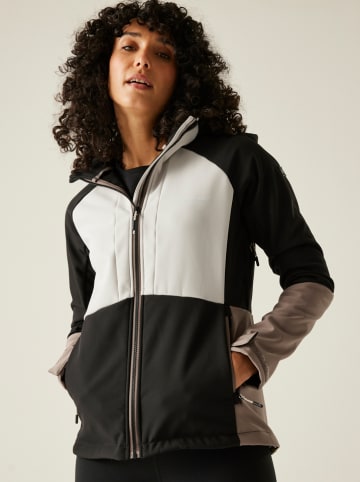 Regatta Softshelljacke "Desoto" in Weiß/ Beige/ Schwarz