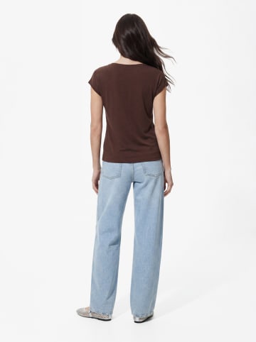 Pieces Shirt bruin