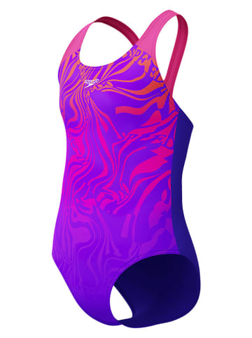 Speedo Badpak "Digital Placement Splashback" paars/roze