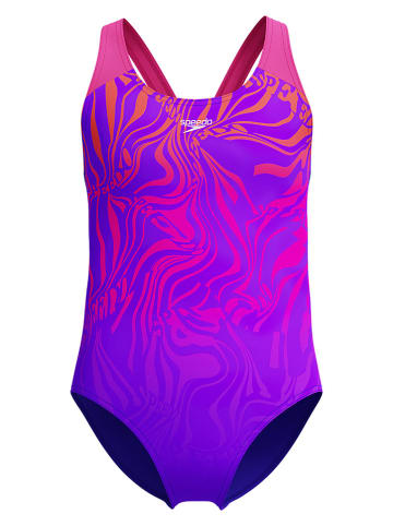 Speedo Badpak "Digital Placement Splashback" paars/roze