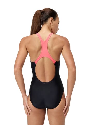 Speedo Strój kąpielowy "Medley" w kolorze czarno-jasnoróżowym