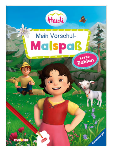 Ravensburger Malbuch "Heidi - Mein Vorschul-Malspaß Erste Zahlen"